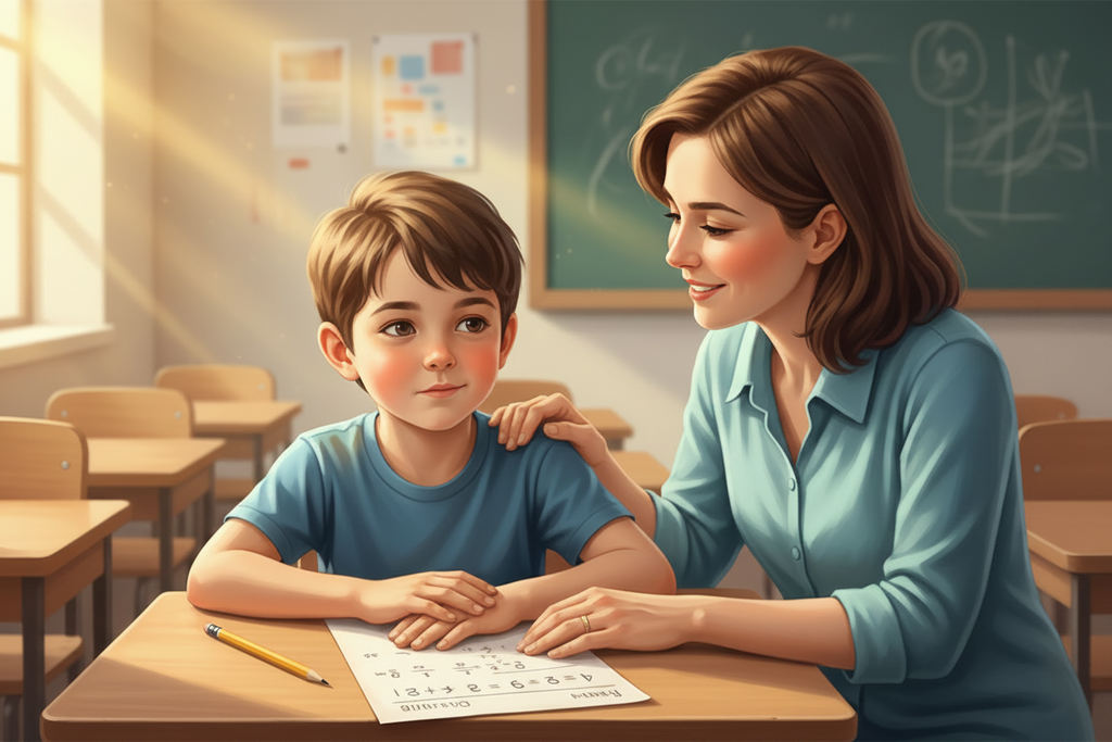 Anxiété de performance en mathématiques : comment rassurer votre enfant avant un examen ?
