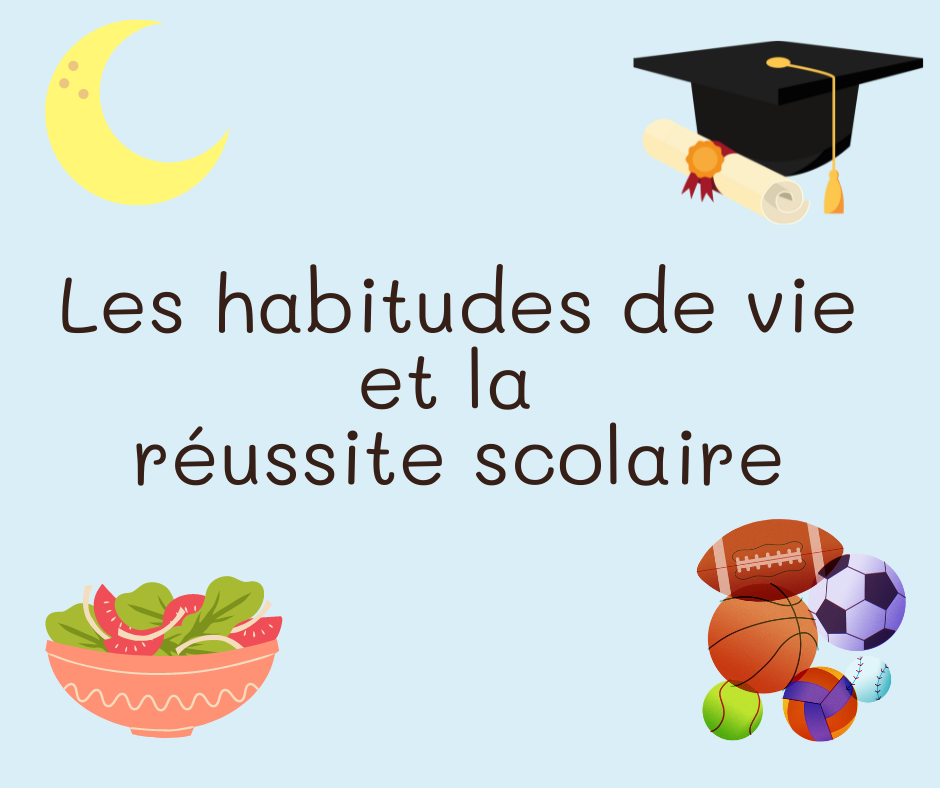 Les habitudes de vie et la réussite scolaire