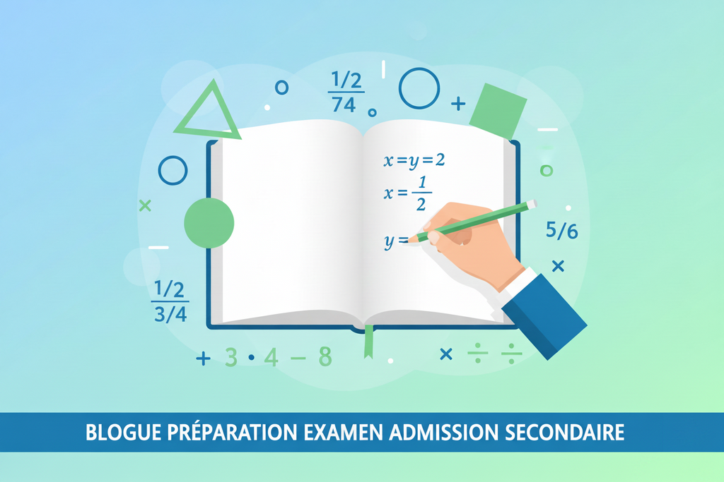 Examen d'admission au secondaire : les notions de maths à maîtriser absolument